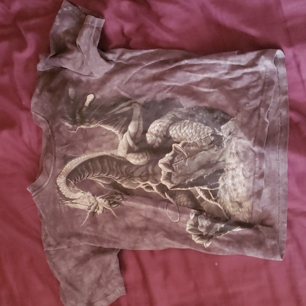 Black graphic T-shirt